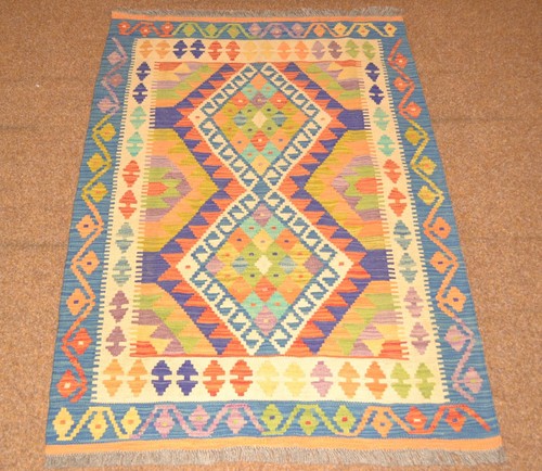 Tapis kilim oriental tissé - kilim, À