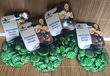 Lot De 4 Fillets De Galets cailloux en verre 250 g vert Décoration 