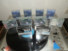 LOT 10 CASSETTE DAT AUDIO AMPEX/SONY/TDK NEW SEALED PRO TAPE RARITÄT HIGH END!!!