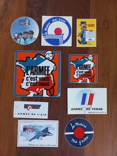 Lot autocollants sticker - 9,