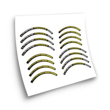 AUTOCOLLANTS POUR PNEUS STAR SAM® Lapierre Prorace 529 STICKERS VTT 29 POUCES