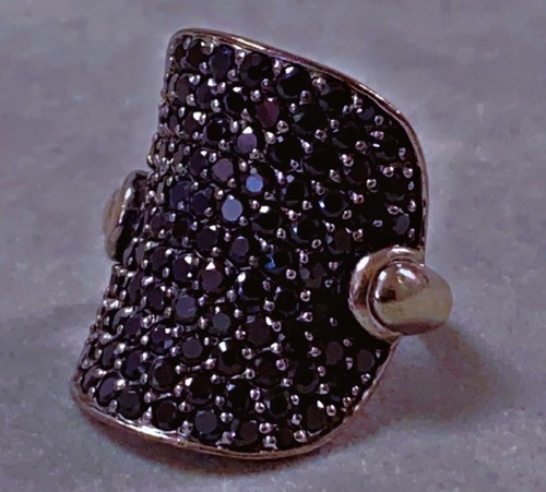 Magnifique bague argent - magnifique, jais