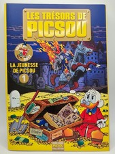 BD Les Trésors de Picsou N°1 La jeunesse de Picsou complet stickers poster TBE