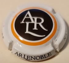 Capsule de champagne Lenoble Noir, contour blanc, Nature N°36d