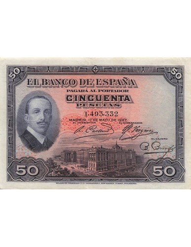 Espagne pesetas alfonso - 50,