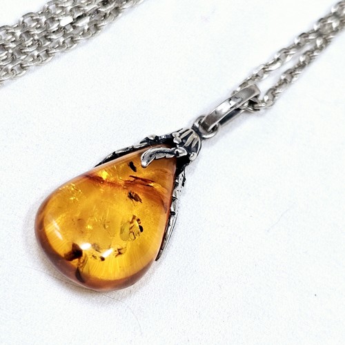 Collier goutte ambre s - d'ambre, 60's