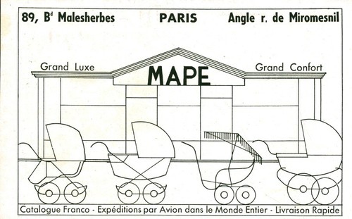 Publicité ancienne landau