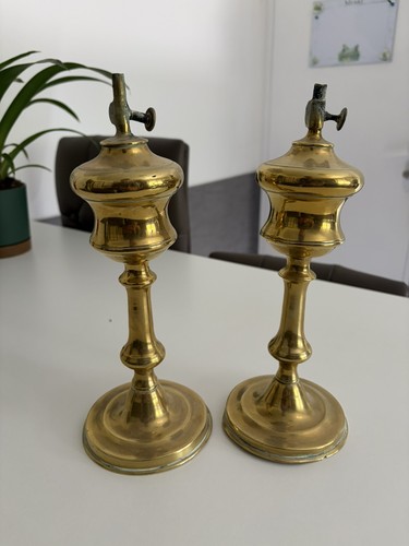 Paire lampes huile - paire,