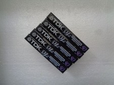 5 Cassette Audio Vierge TDK DJ2 50 - K7 Chrome Collector Neuf .