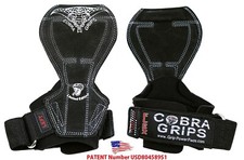 Cobra Grips FLEX MODEL Weight Lifting Straps Power Deadlifts Reversible Gloves