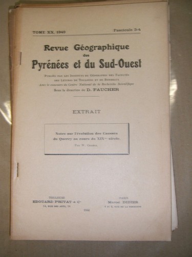Revue géographique des