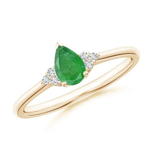 Angara bague solitaire poire - bague,