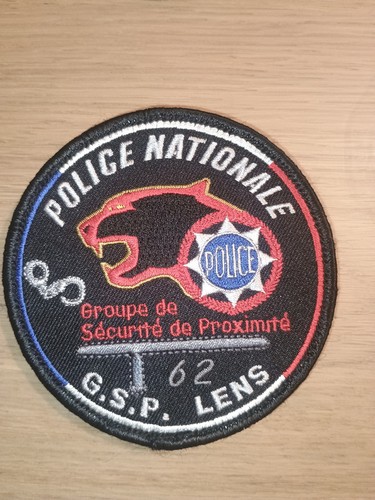 écusson tissu police - tissu,