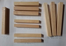 OFFRE SPECIALE carrelets  hévéa + merisier  tournage stylo ou autre bois massif