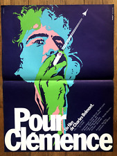 Pour Clémence AFFICHE ORIGINALE FRANCE de 1977 40x53cm POP ART Concorde