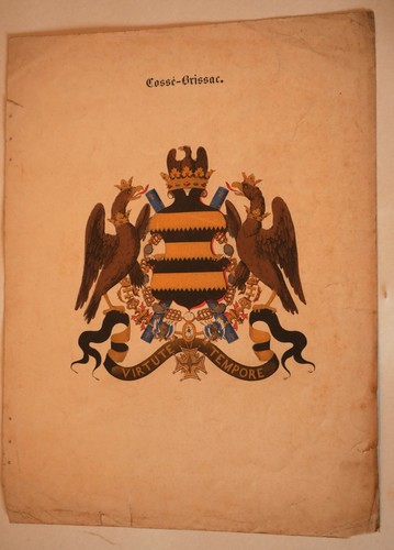 Belle gravure armoirie - gravure, en