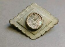 Magnifique Petite Fibule Romaine Antique forme rare Avec Ardillon 