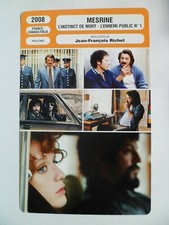 CARTE FICHE CINEMA 2008