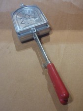 ANCIEN APPAREIL REVERSIBLE CROQUE MONSIEUR   STAR TOAST  FONTE ALU DECO CUISINE