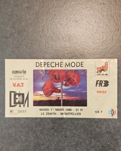 Rare ticket concert depeche
