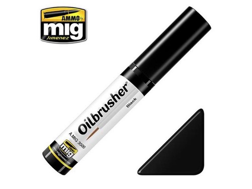 Mig oilbrusher noir peinture - noir,