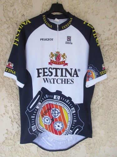 Maillot cycliste festina - maillot,