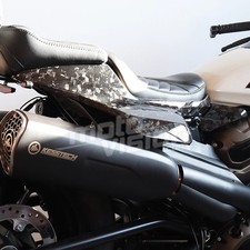 Flancs de selle Carbone Harley