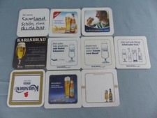 Lot de 10 SOUS BOCK différents KARLSBERG KARLSBRÄU bierviltje Bierdeckel E94