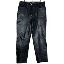 Pantalon Cuir Noir Vintage 80’s