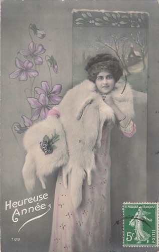 Heureuse annee femme - cp,