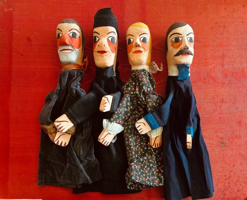 Lot marionnettes anciennes - lot, 4