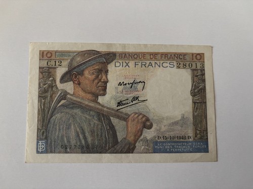 Billet france 10 francs - 10,