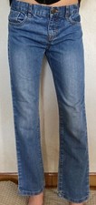 jean droit bleu 11-12 ans
