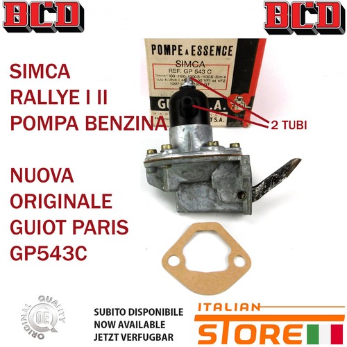 Simca rallye pompe à - i,