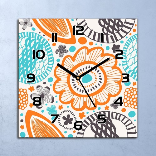 Horloge murale design verre - murale,