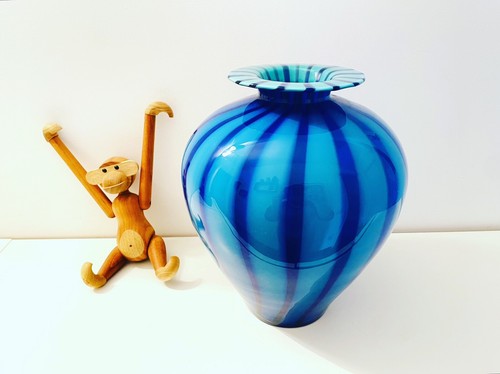 Grand vase bandes en - grand,
