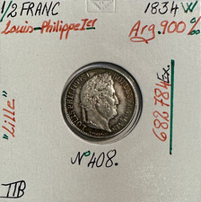 1/2 FRANC LOUIS-PHILIPPE 1er