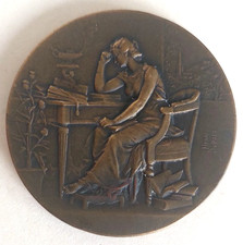 Henri Dubois Médaille En Bronze Musique Medal 