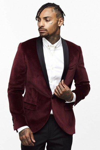 Hommes bordeaux fumer vestes - hommes,