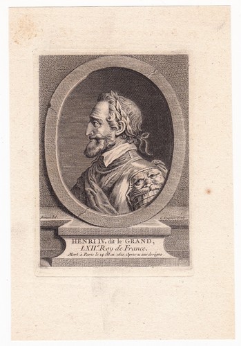 Portrait xviiie henri roi - portrait, iv