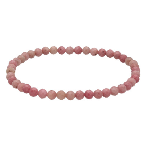 Bracelet rhodonite facetté - en,
