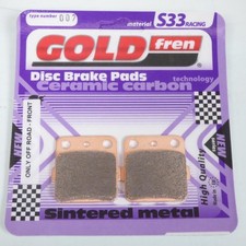 Plaquette de frein Gold Fren pour Quad Honda 350 ATC X 1985 ARG Neuf