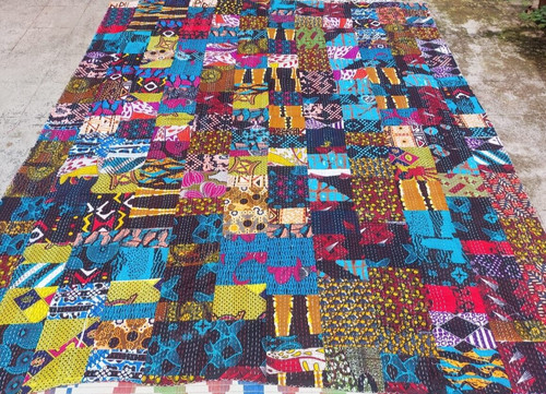 Dessus lit patchwork - de, tribal