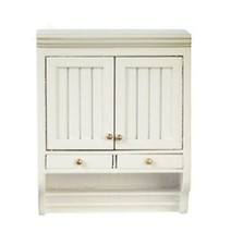 Poupées Maison Noyer Mural Unité JBM Miniature Bois Meuble Cuisine 1:12 Petit