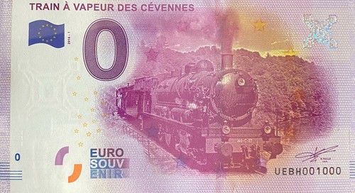 Billet euro train - billet, vapeur