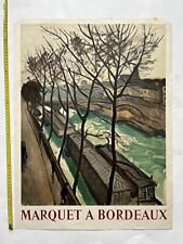 Albert Marquet à Bordeaux vintage lithograph poster