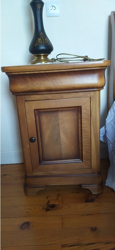 Table chevet merisier - chevet, ,merisier
