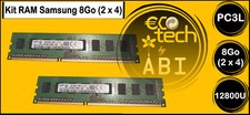 KIT Mémoire 8 Go SAMSUNG (2 Barrettes de 4Go) DDR3 PC3L-12800U (DDR-3 1600)