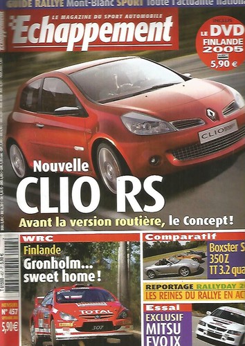 Echappement 457 clio - n°457,