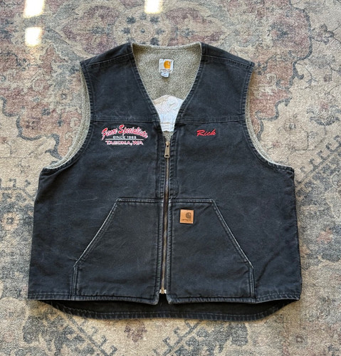 Vintage carhartt vest sherpa - carhartt,